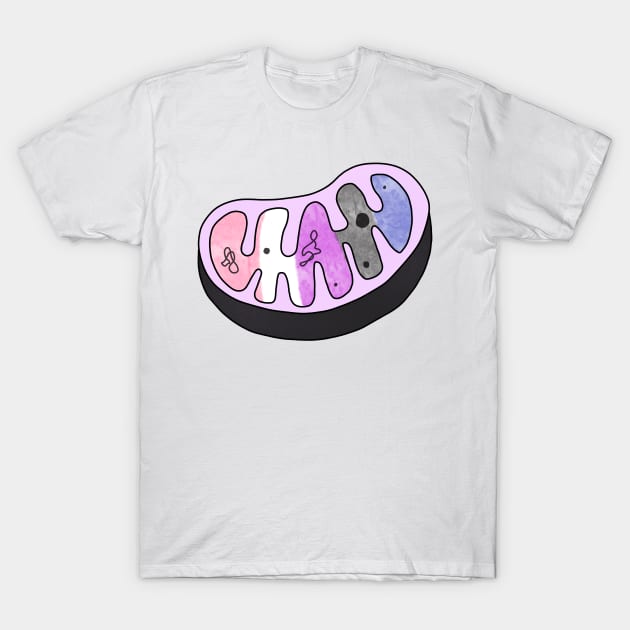 LGBTQ Mitochondria Powerhouse T-Shirt by labstud